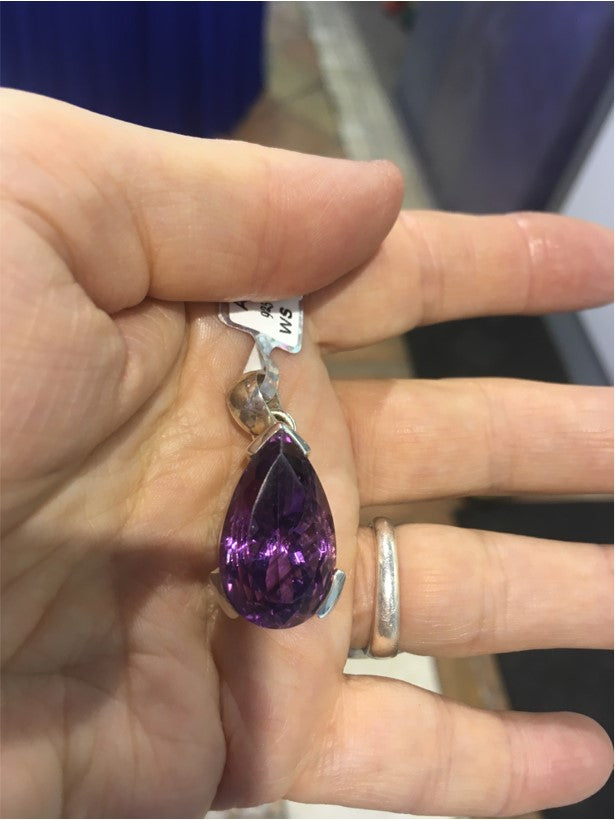 アメジスト&スターリングシルバー・ペンダント・ヘッド