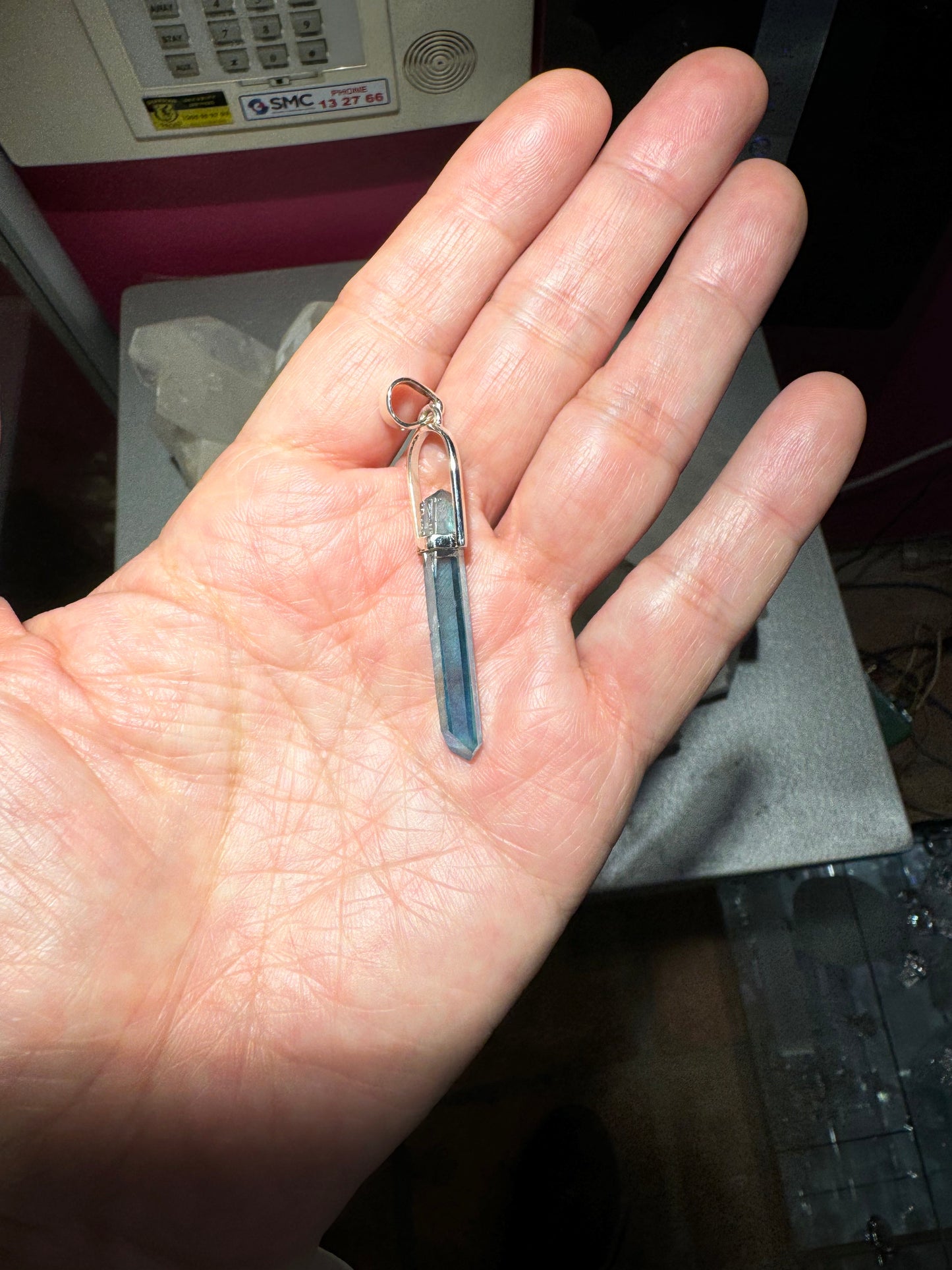 アクアオーラ天然石ペンダントヘッド(小)