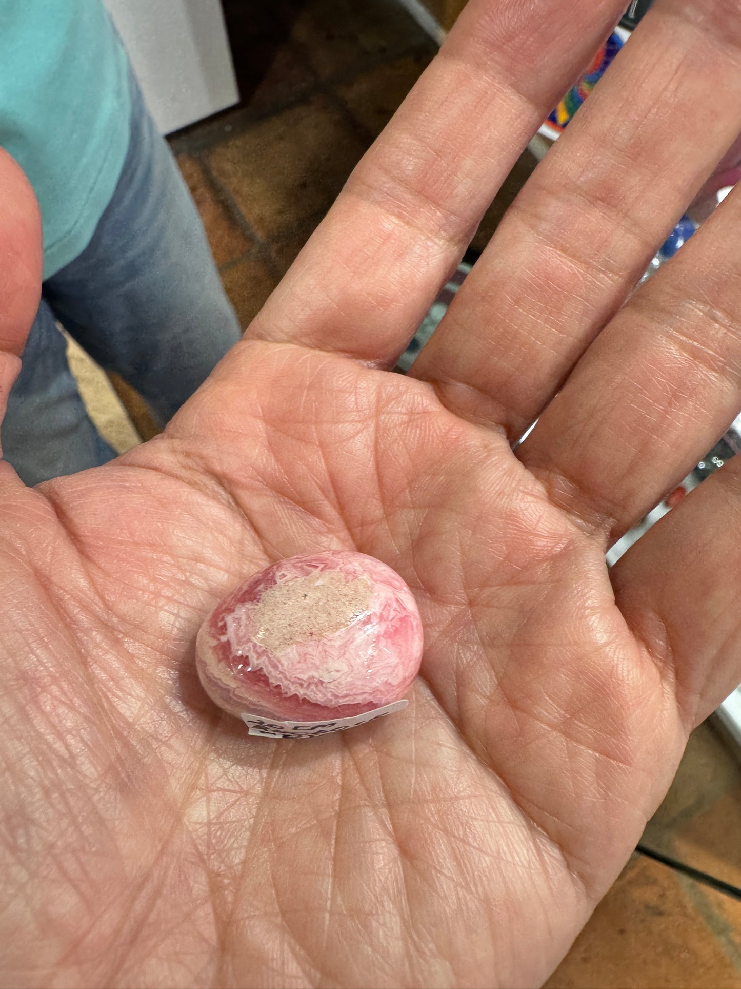 ロードクロサイト(インカローズ)・ハイグレード(うずら型) (b)