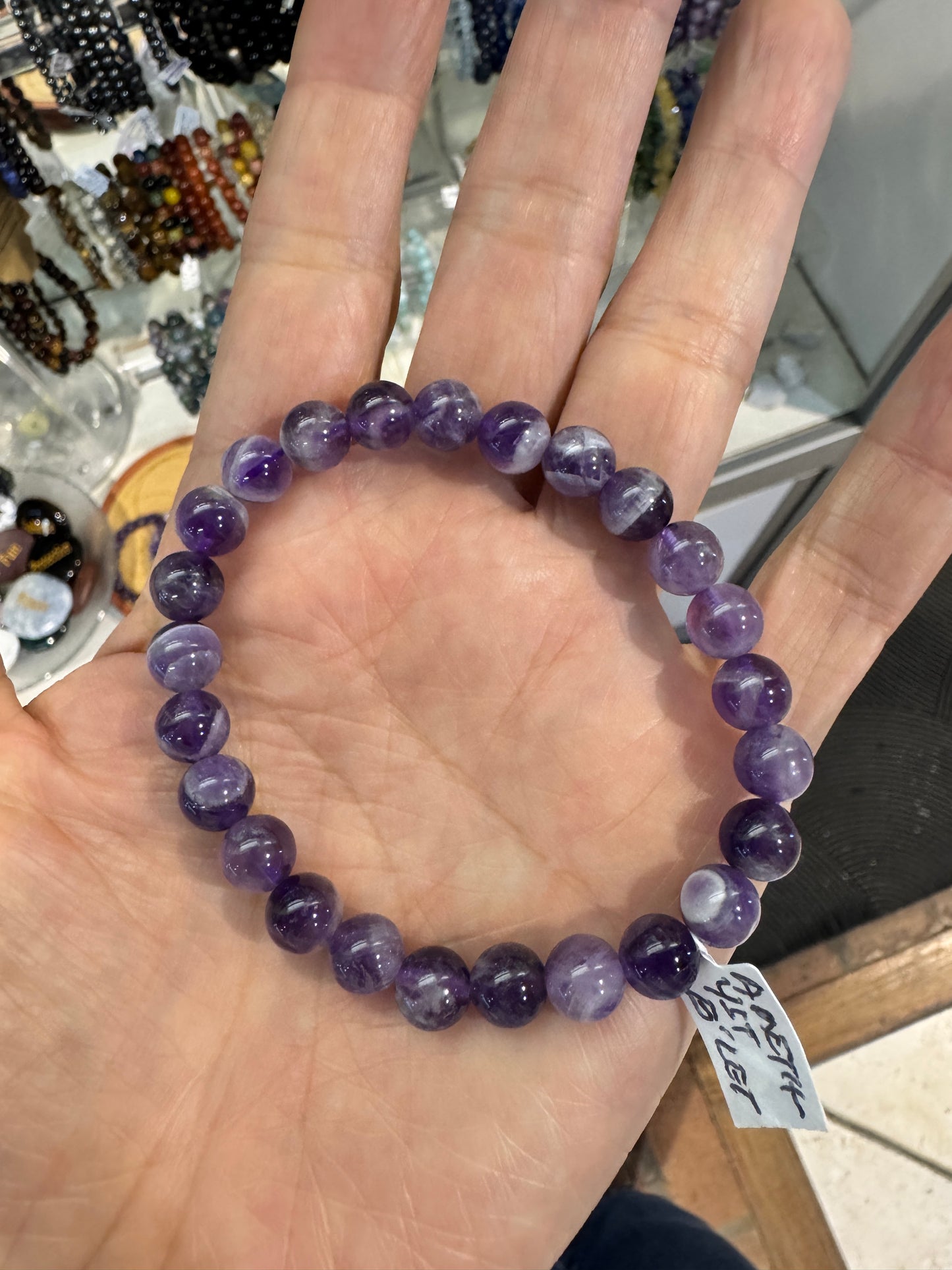 アメジストのブレスレット