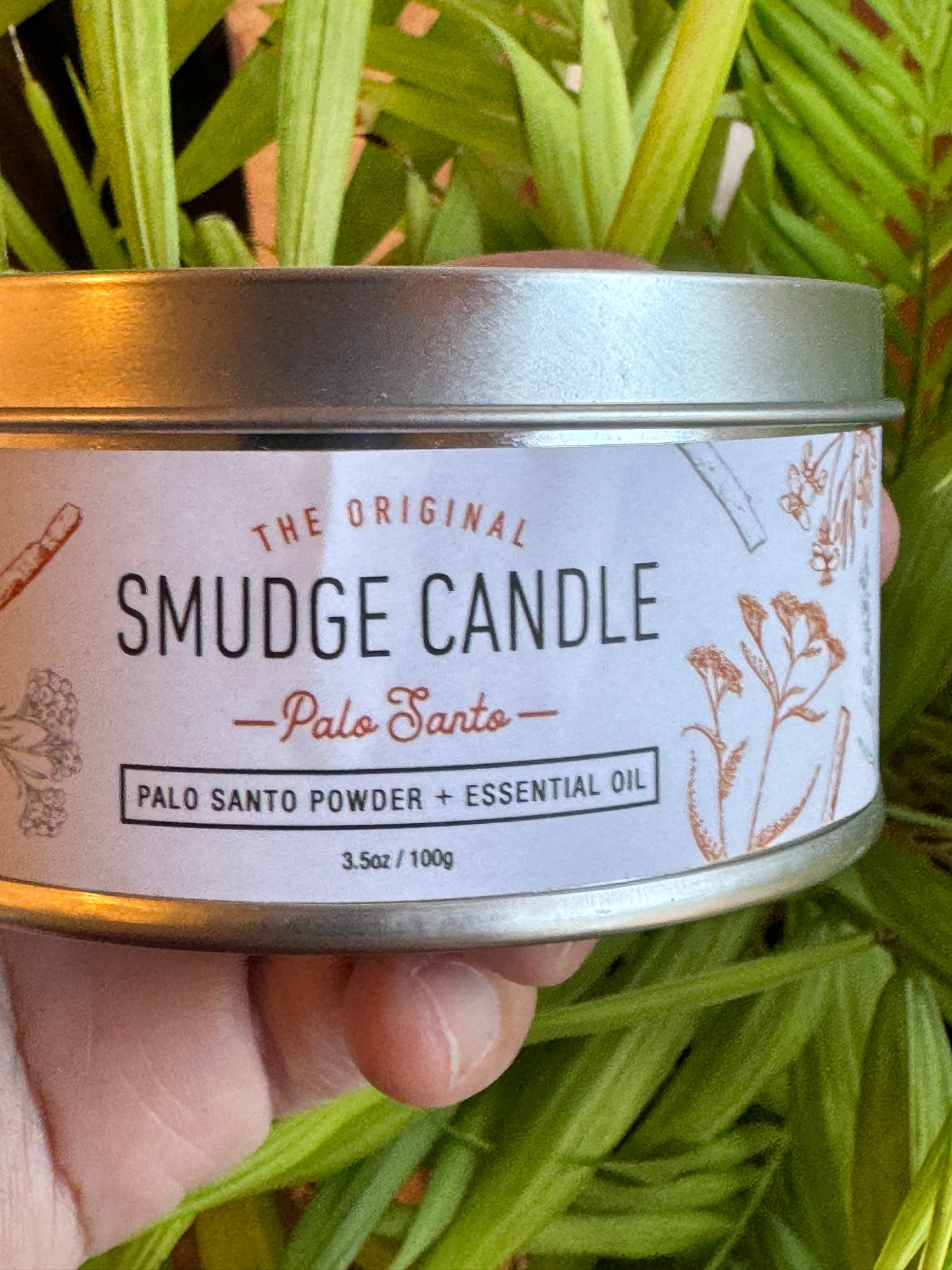 スマッジキャンドル・パロサントと、レムリアンシード1個セット