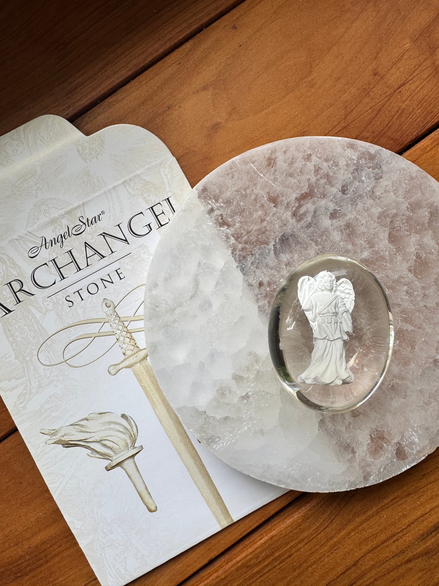 三大天使ラファエルのお守り ステンドグラス・ステッカー付き