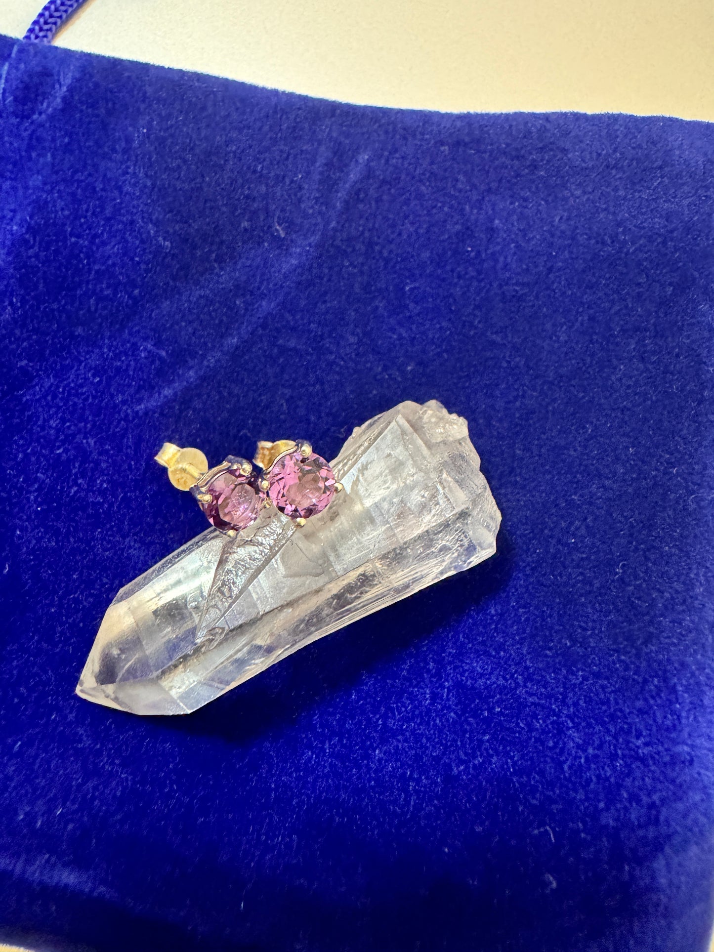 アメジスト・ピアス(小)