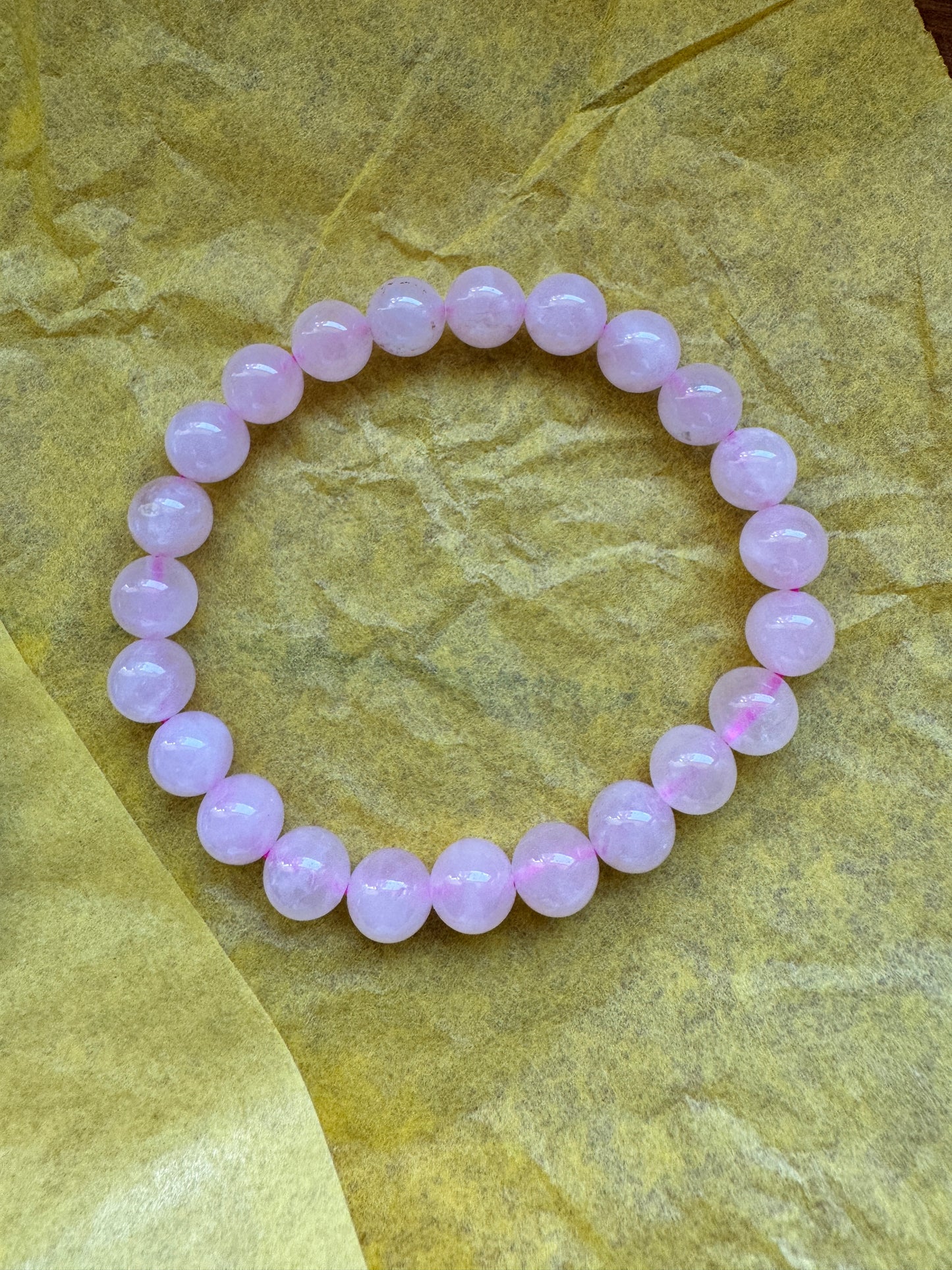 人気☆ブレスレット(アメジスト・ローズクオーツ)【ロビンさんマジック】