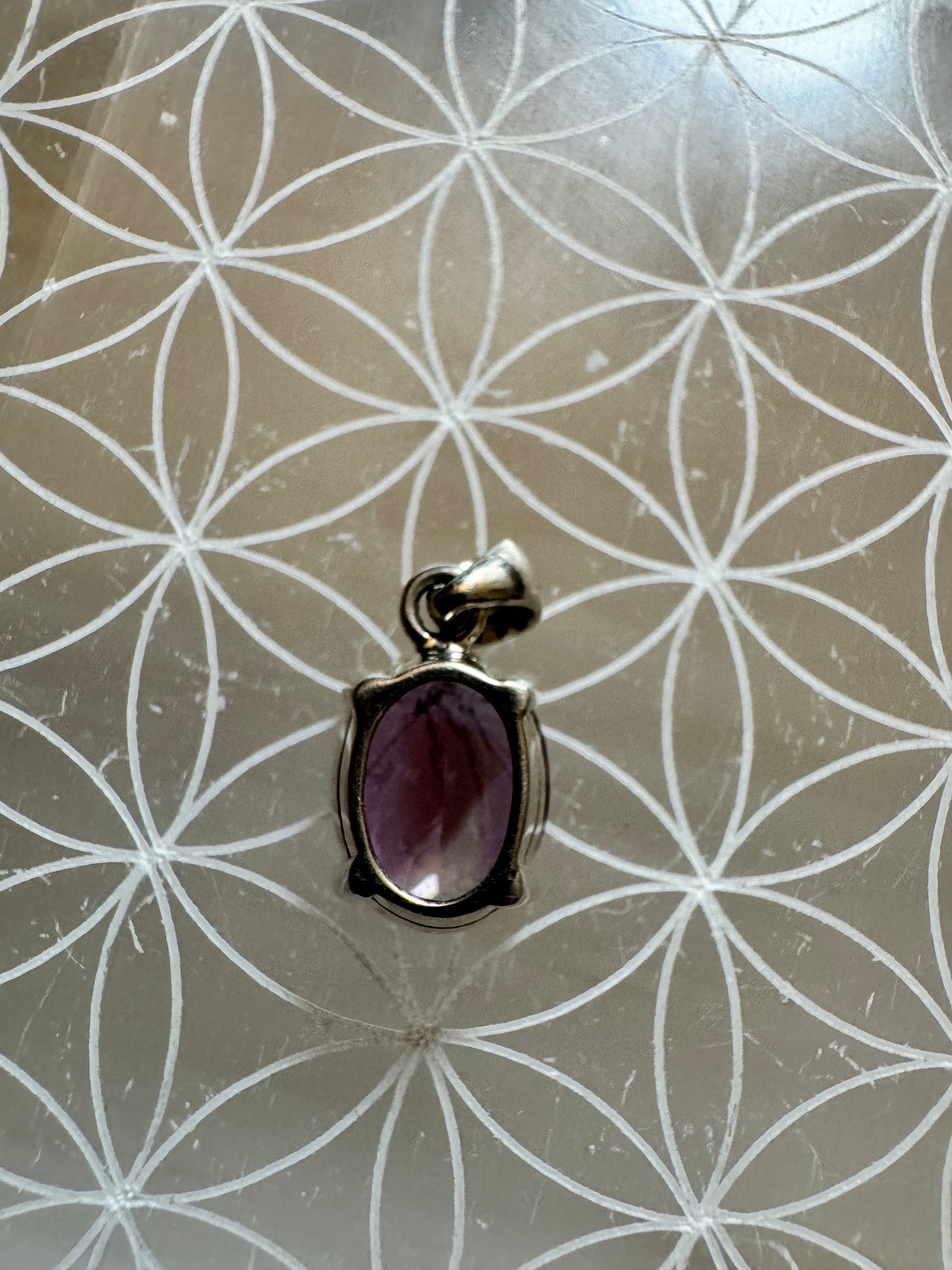 アメジスト・ペンダントヘッド(ブルータートル)