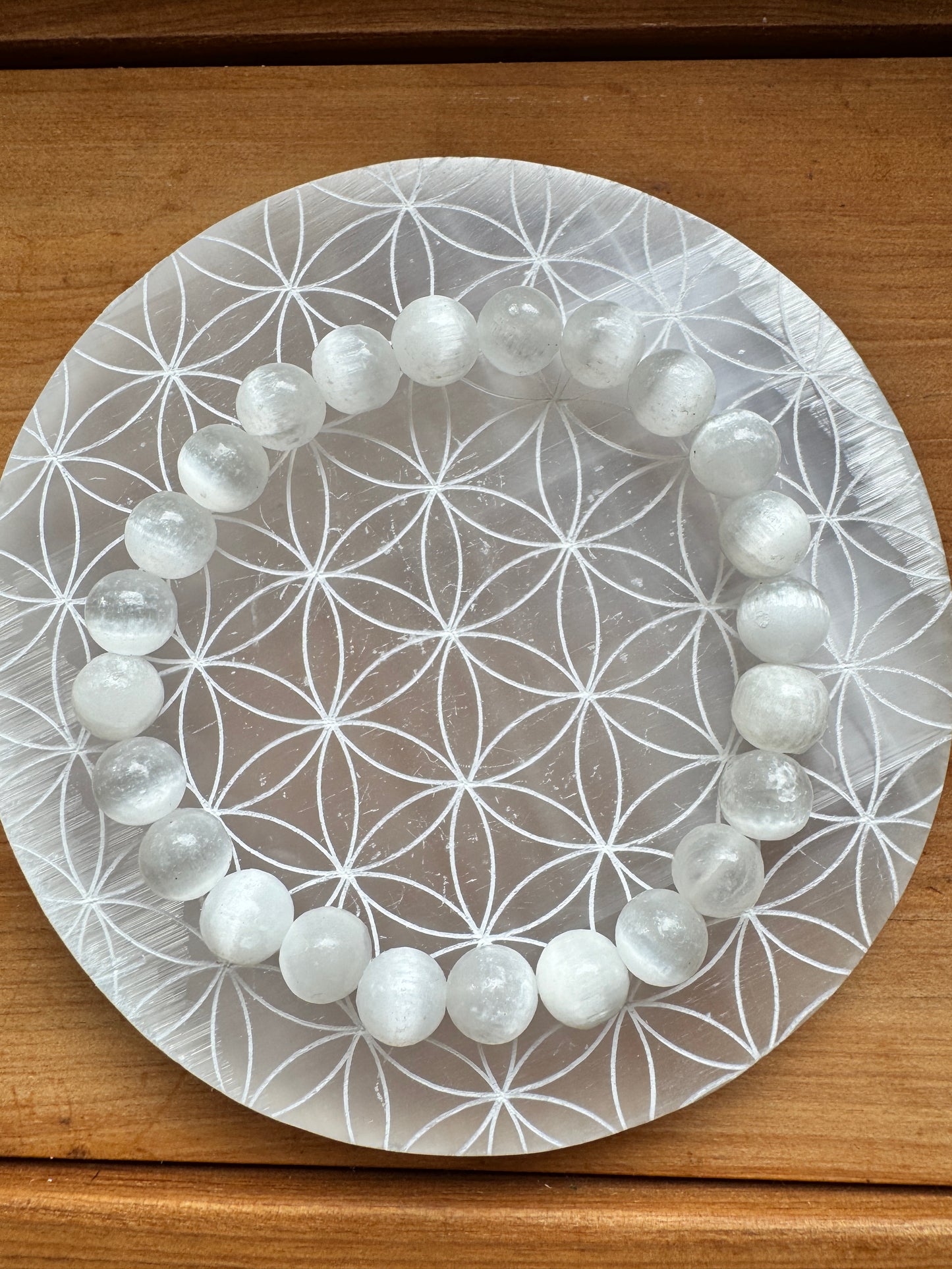 セレナイトブレスレット【アクアクリスタル】