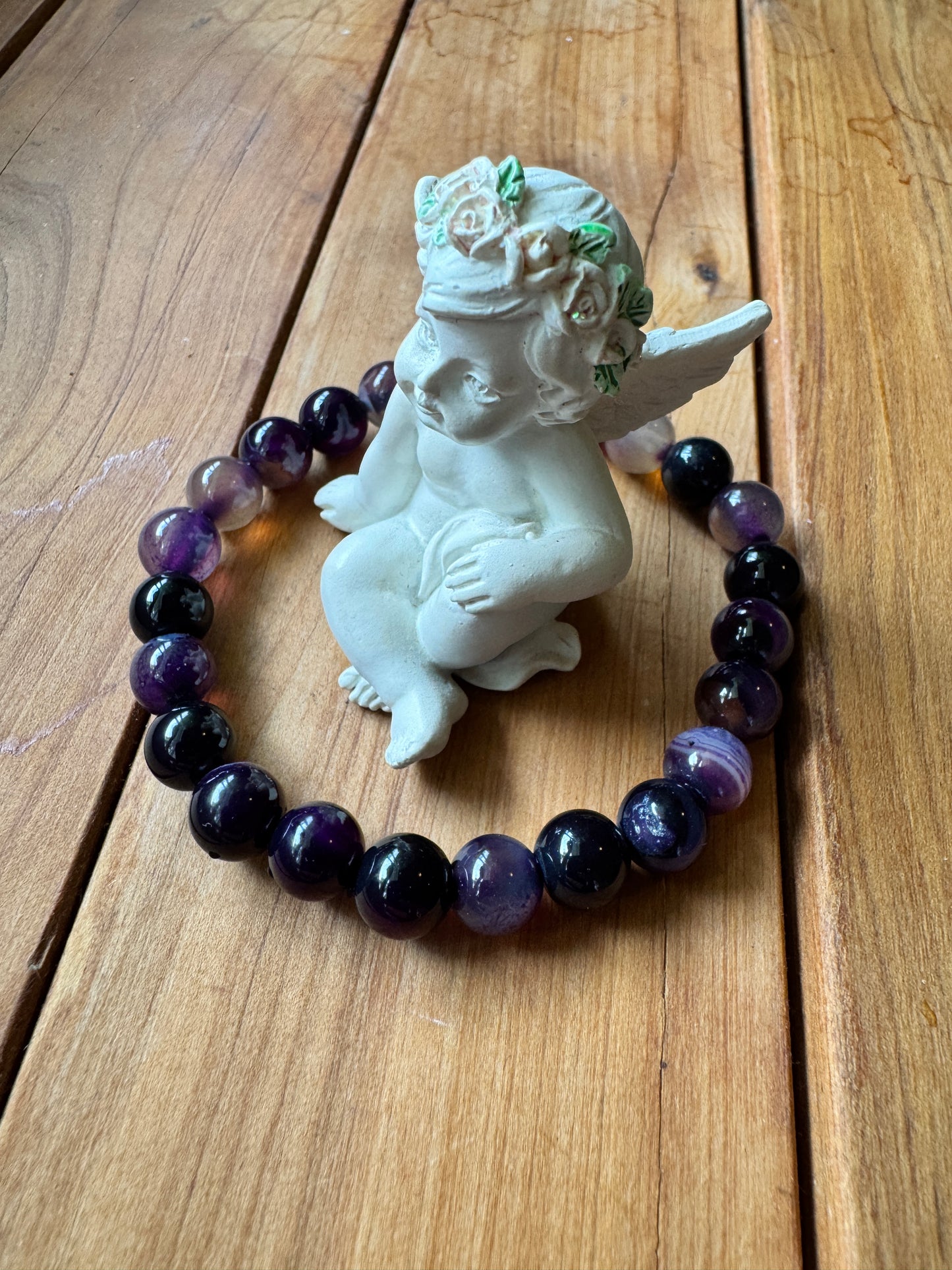 紫アガットのブレスレット(シドニーの魔術師)