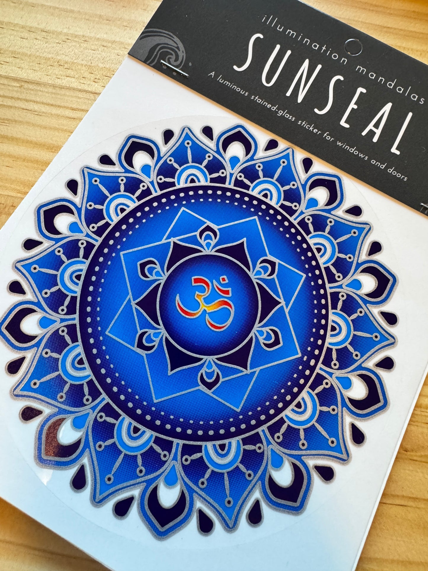 BLUE OM MANDALA