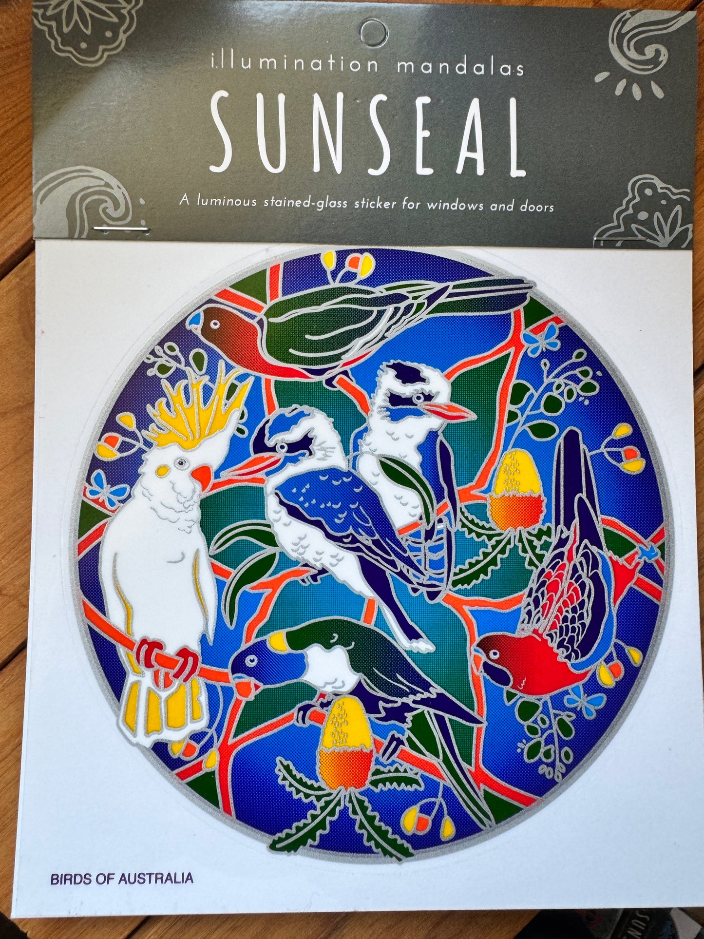 SUNSEAL ステンドグラス・ステッカー(オーストラリア・デザイン& Made In Australia)