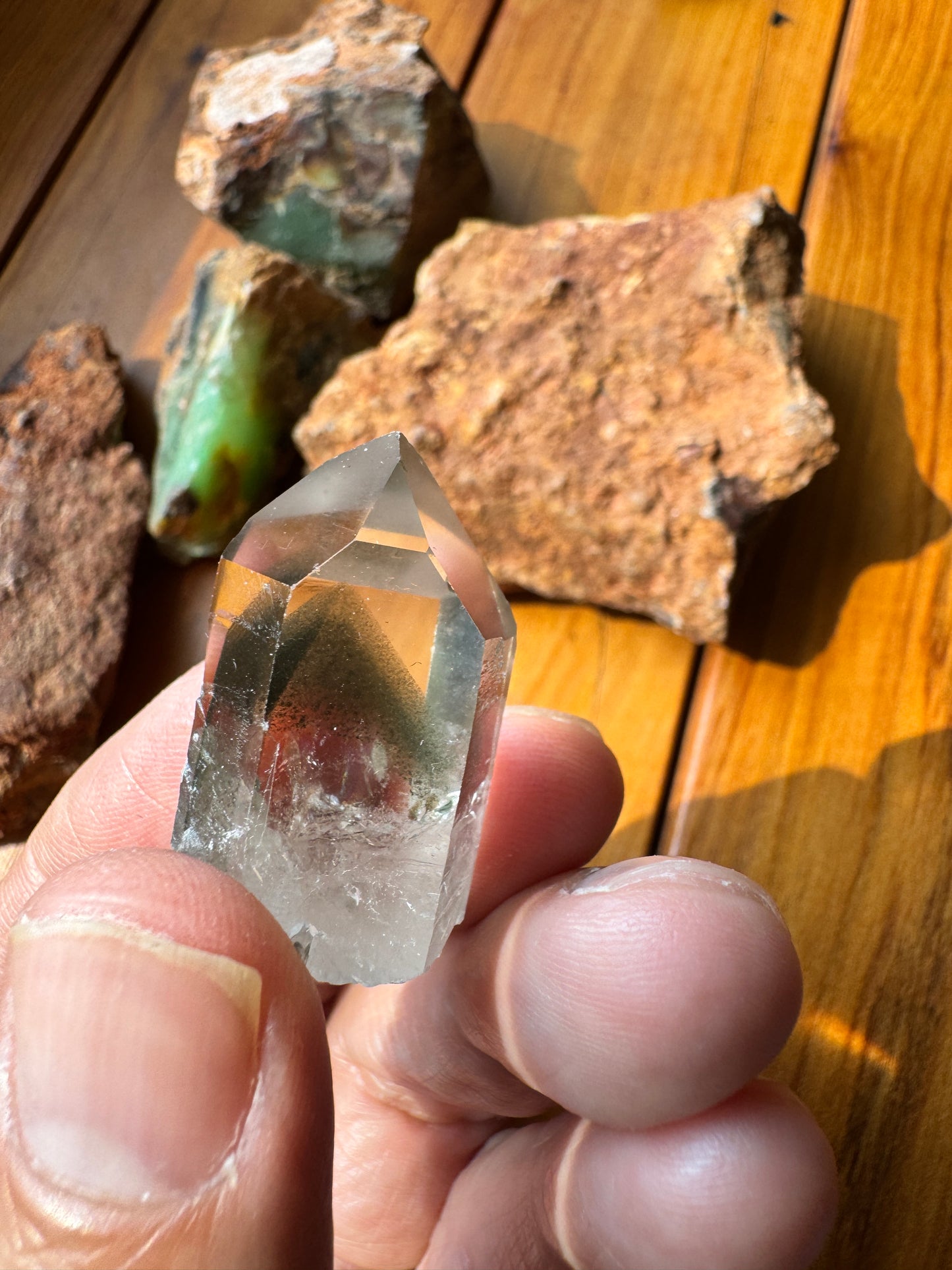 クロライトクォーツ(Chlorite Quartz Point)ヒマラヤ産