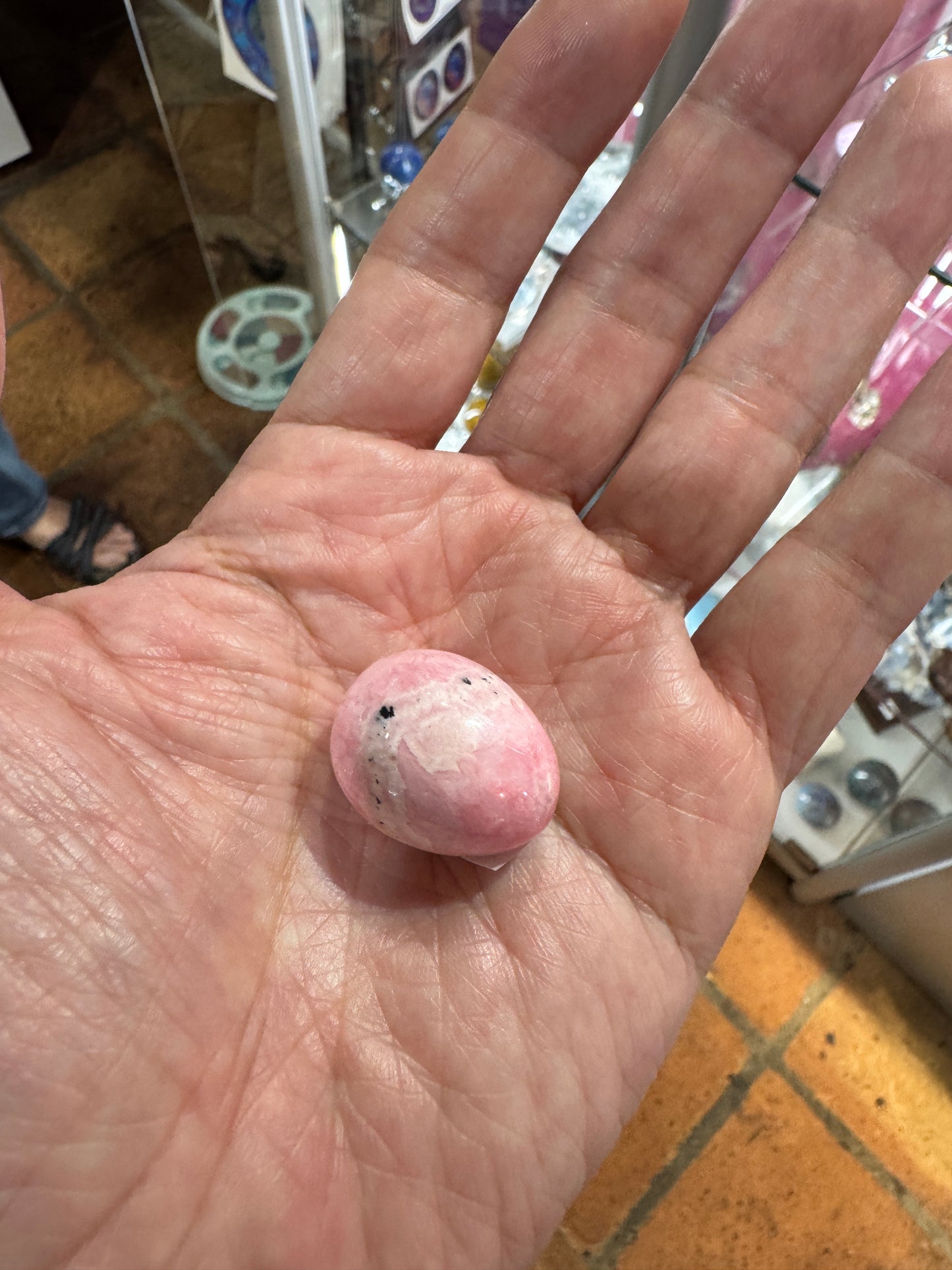 ロードクロサイト(インカローズ)・ハイグレード(うずら型)