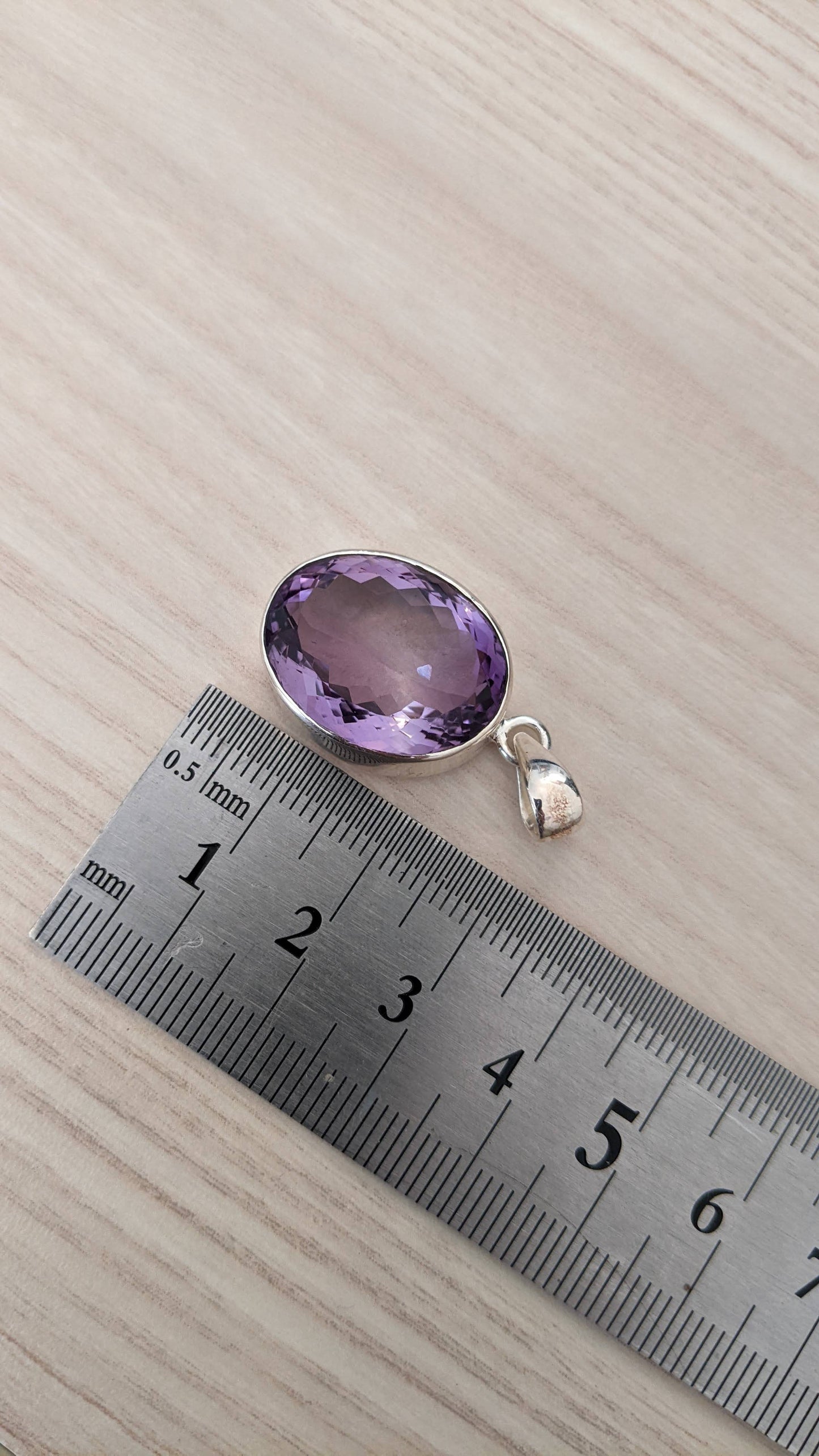 アメジスト天然石ペンダント・ヘッド(小)