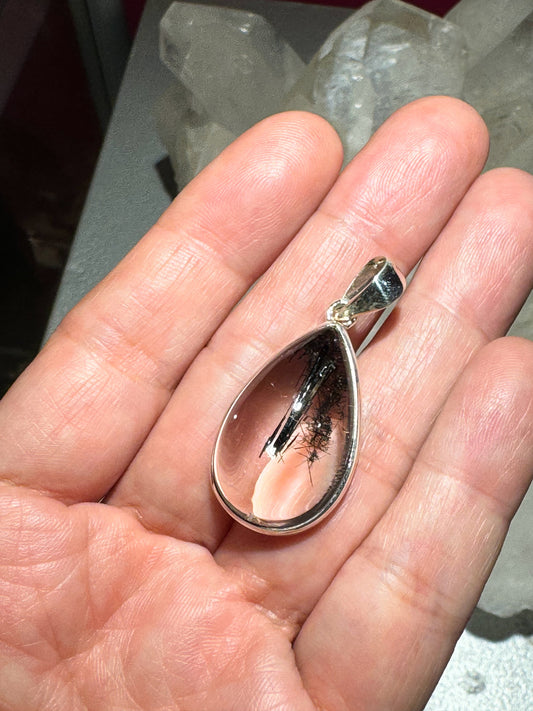 トルマリン水晶天然石ペンダントヘッド