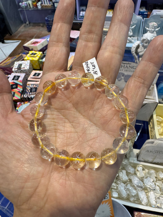 シトリンのブレスレット