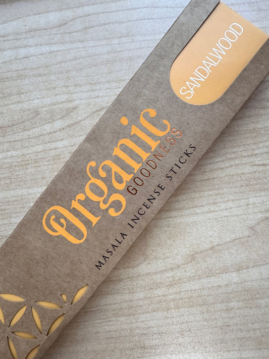 Organic Goodness｜サンダルウッド・マサラ インセンス スティック