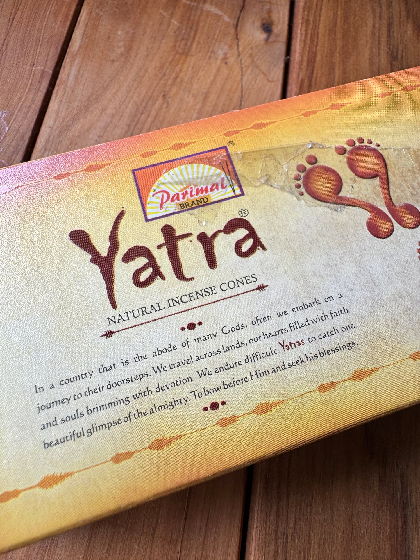 Yatra（ヤトラ）強力浄化インセンス【Made In India】