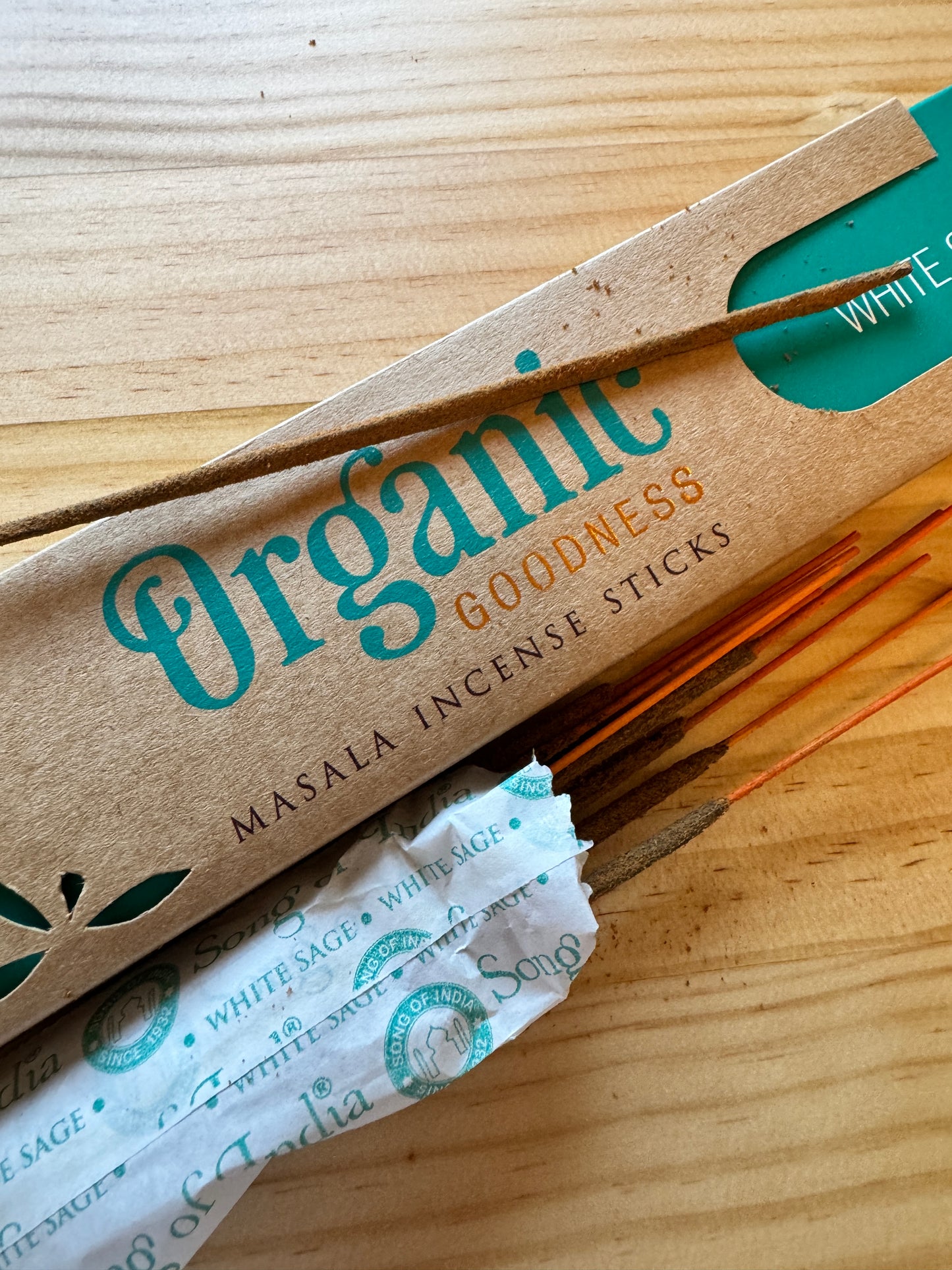 Organic Goodness｜ホワイトセージ・マサラ インセンス スティック