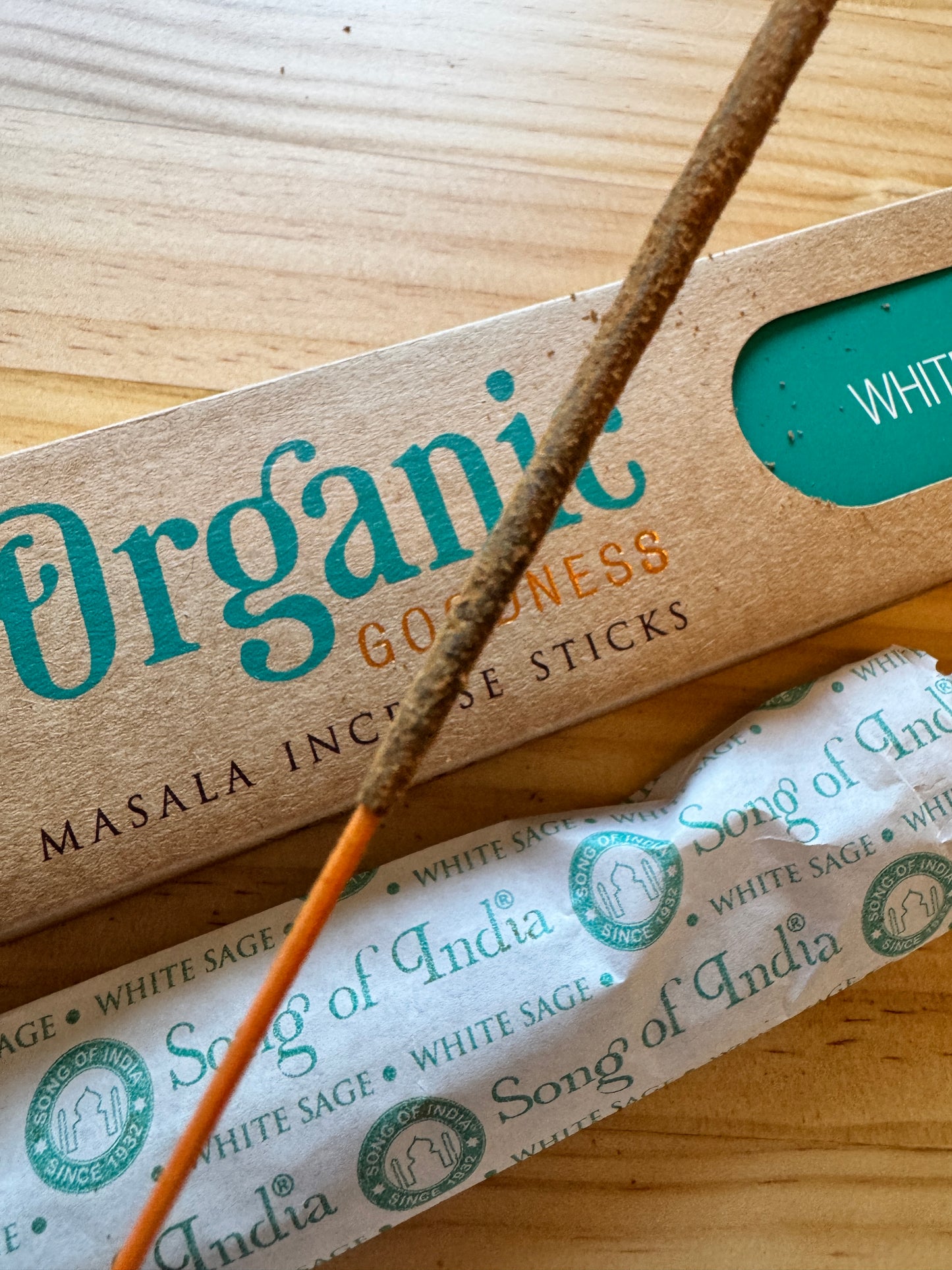 Organic Goodness｜ホワイトセージ・マサラ インセンス スティック